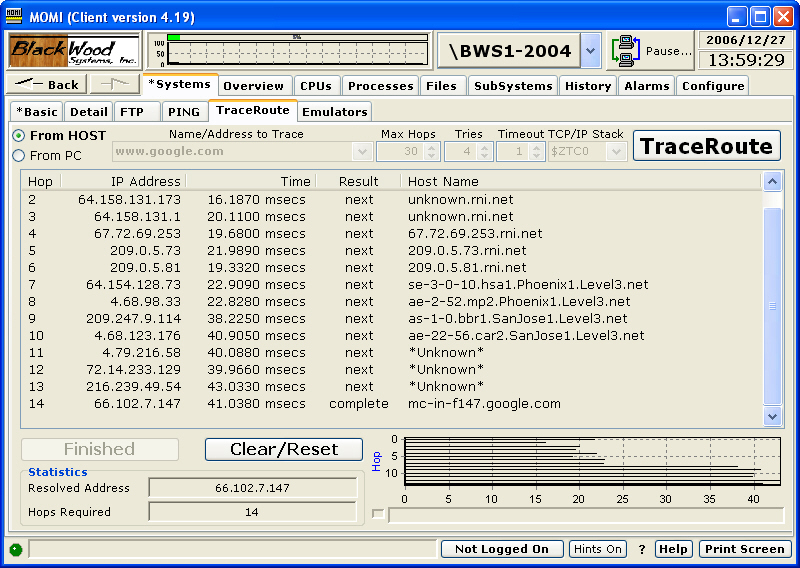 TraceRouteOK 3.33 download